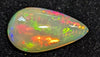 6.3ct Welo Opal Pear Cabochon AAAA Loose Ethiopian Fire Ball Flash