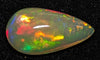 6.3ct Welo Opal Pear Cabochon AAAA Loose Ethiopian Fire Ball Flash