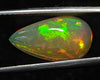 6.3ct Welo Opal Pear Cabochon AAAA Loose Ethiopian Fire Ball Flash