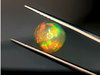 10.5mm Welo Opal Round Cabochon AAA+ Rainbow Flash Loose Ethiopian
