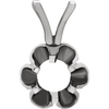 14K Gold Round Cut Solitaire Pendant Setting - Buttercup Style Pendant Mounting