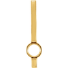 14K Gold Round Cut Solitaire Pendant Setting - Bar Style Pendant Mounting