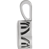 14K Gold Round Cut Solitaire Pendant Setting - Tribal Style Pendant Mounting