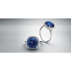 14K Gold Cushion Cut w/ Diamond Ring Setting - Halo Style Ring Mounting