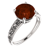 14K Gold Round Cut Solitaire Ring Setting - Antique Style Ring Mounting