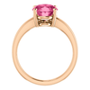 14K Gold Oval Cut Solitaire Ring Setting - Claw Style Ring Mounting