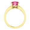 14K Gold Oval Cut Solitaire Ring Setting - Claw Style Ring Mounting