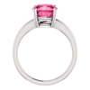 14K Gold Cushion Cut Solitaire Ring Setting - Claw Style Ring Mounting