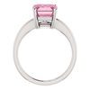 14K Gold Emerald Cut Solitaire Ring Setting - Claw Style Ring Mounting