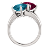 14K Gold Cushion Cut Solitaire Ring Setting - Friendship/Couples Style Ring Mounting