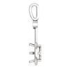 14K Gold Round Cut w/ Diamond Pendant Setting - Modern Style Pendant Mounting