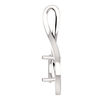 14K Gold Round Cut Solitaire Pendant Setting - Ribon Style Pendant Mounting
