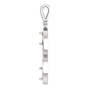 14K Gold Round Cut Solitaire Pendant Setting - 2 Ring Style Pendant Mounting