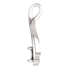 14K Gold Round Cut Solitaire Pendant Setting - Double Ribbon Style Pendant Mounting