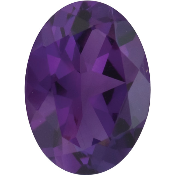 Natural Fine Deep Purple Amethyst - Oval - Brazil - Top Grade - NW Gems & Diamonds
