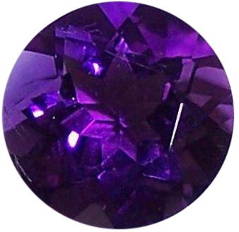 Natural Fine Deep Purple Amethyst - Round - Zambia - Top Grade - NW Gems & Diamonds
