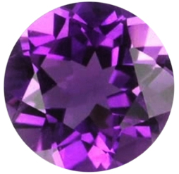 Natural Fine Royal Purple Amethyst - Round - Brazil - Top Grade - NW Gems & Diamonds
