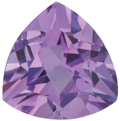 Natural Fine Violet Lilac Amethyst - Trillion - Brazil - Top Grade - NW Gems & Diamonds
