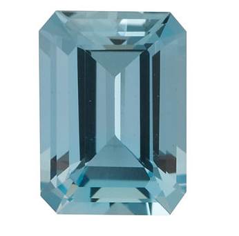Natural Fine Medium Blue Aquamarine - Emerald Cut - Brazil - Select Grade - NW Gems & Diamonds
