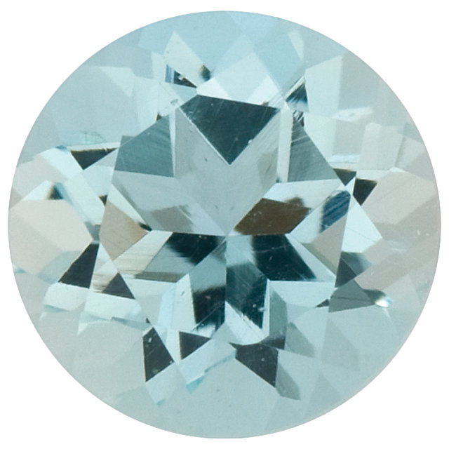 Natural Fine Light Blue Aquamarine - Round - Brazil - Select Grade - NW Gems & Diamonds