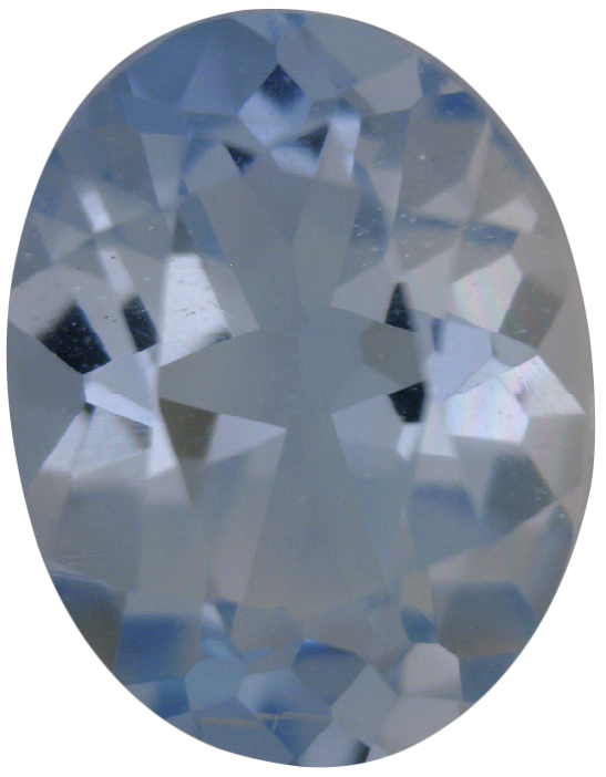 Natural Fine Light Baby Blue Aquamarine - Oval - Zambia - Select Grade - NW Gems & Diamonds