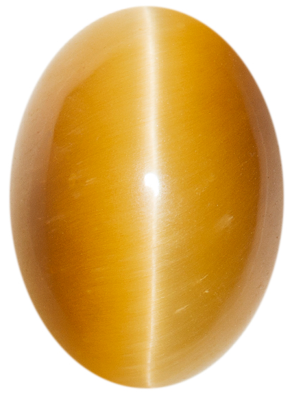 Natural Extra Fine Golden Honey Cat's Eye - Oval Cabochon - AAA+ Grade