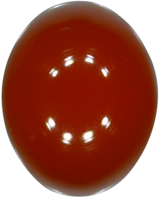 Natural Fine Rich Orange Red Carnelian - Oval Cabochon - Brazil - Top Grade - NW Gems & Diamonds