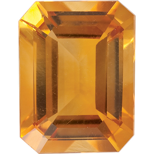 Natural Fine Orange Gold Citrine - Emerald Cut - Brazil - AAA Grade Natural Fine Orange Gold Citrine - Emerald Cut - Brazil - AAA Grade