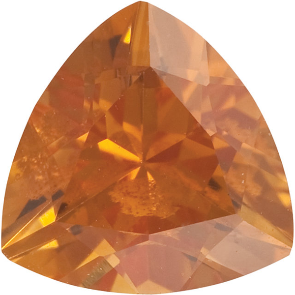 Natural Fine Rich Orange Gold Madeira Citrine - Trillion - Brazil - Top Grade - NW Gems & Diamonds
