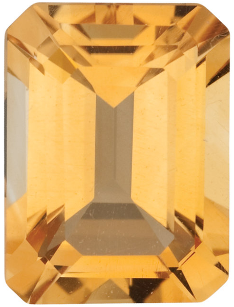 Natural Fine Yellow Gold Citrine - Emerald Cut - Brazil - AAA Grade Natural Fine Yellow Gold Citrine - Emerald Cut - Brazil - AAA Grade