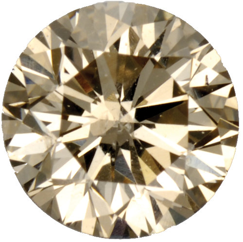 Natural Fancy Vivid Yellow Diamond - Round 0.24ct - VS2-SI1 Clarity - Extra Fine Grade From Africa