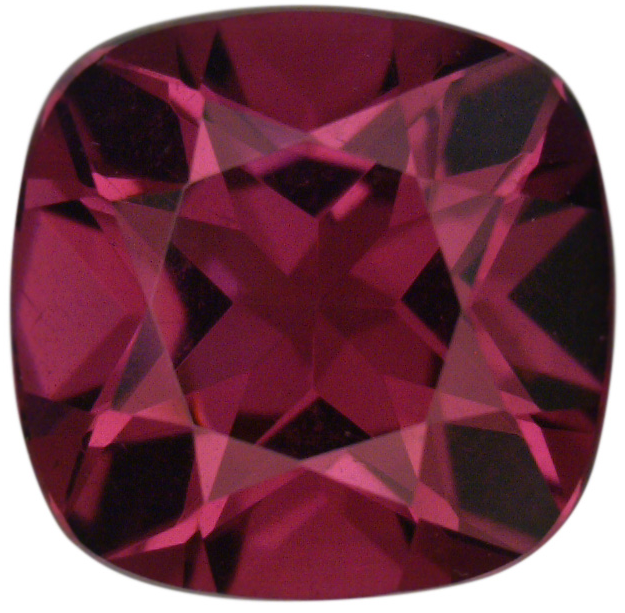 Natural Fine Red Wine Rhodolite Garnet - Square Cushion - Sri Lanka - Top Grade - NW Gems & Diamonds