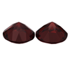 Pair Natural Extra Fine Deep Red Garnet - Round - Tanzania - AAA+ Grade