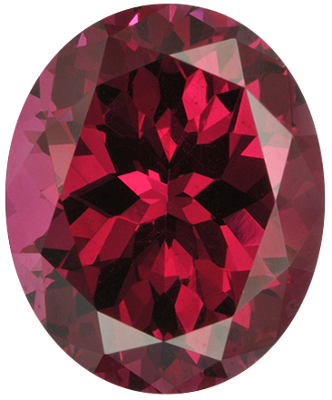 Natural Extra Fine Raspberry Red Wine Rhodolite Garnet - Oval - AAA+ Grade