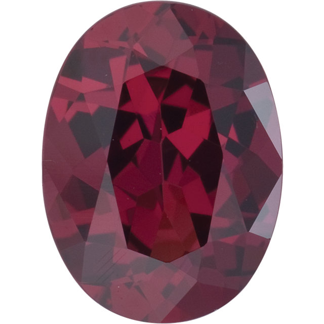 Natural Fine Deep Plum Red Rhodolite Garnet - Oval - Madagascar - Top Grade - NW Gems & Diamonds