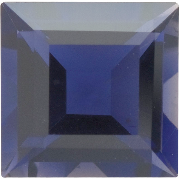 Natural Fine Rich Purple Blue Iolite - Square Step - Brazil - Top Grade - Top Tanzanite Color - NW Gems & Diamonds
