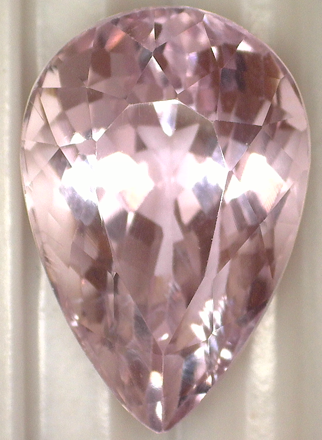 16.55 Ct Natural Fine Lilac Pink Kunzite - Pearshape - Afghanistan - Top Grade