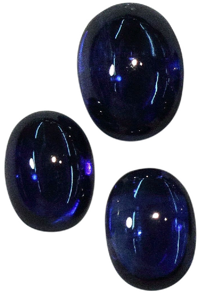 Natural Extra Fine Blue Kyanite - Oval Cabochon - AAA+ Grade
