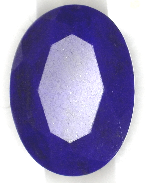 Natural Extra Fine Deep Blue Lapis Lazuli - Oval Faceted - Afghanistan - AAA+ Grade