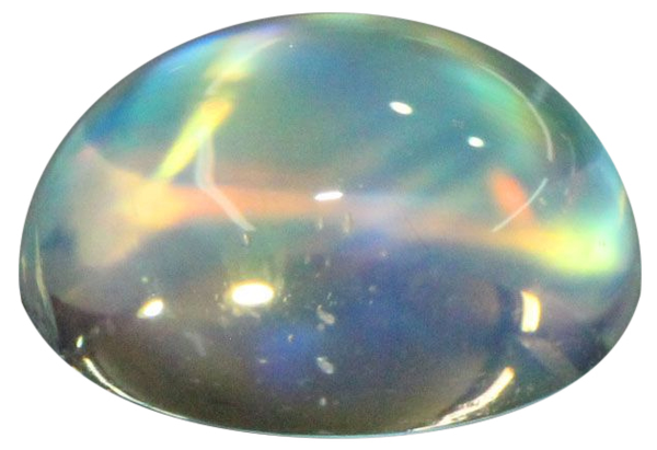 Natural Extra Fine Rainbow Moonstone - Oval Cabochon - AAA+ Grade