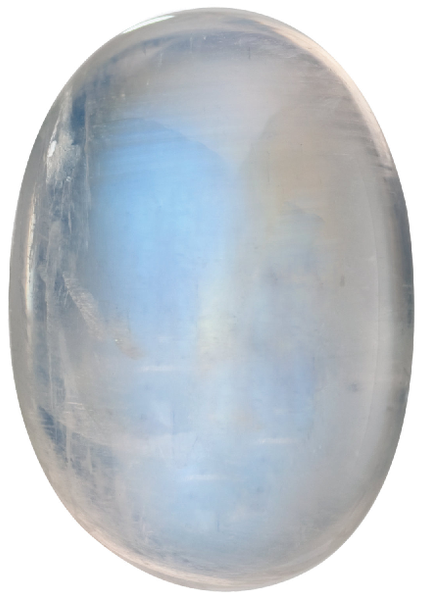 Natural Fine Rainbow Moonstone - Oval Cabochon - Madagascar - Top Grade - NW Gems & Diamonds
