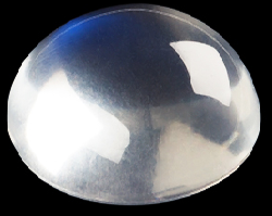 Natural Extra Fine Rainbow Moonstone - Round Cabochon - AAA+ Grade