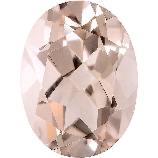 Natural Fine Morganite - Oval - Mozambique - AAA Grade