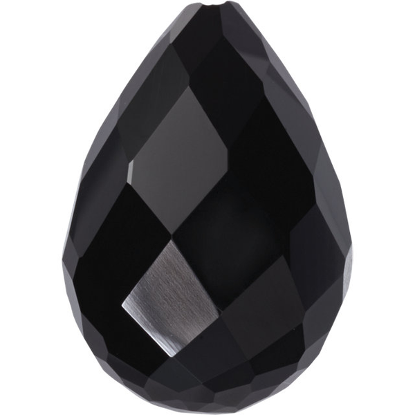Natural Extra Fine Black Onyx - Briolette - AAA+ Grade