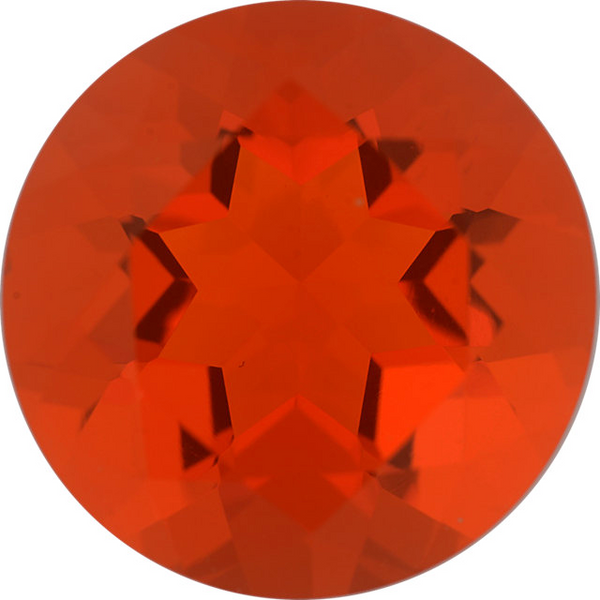 Natural Fine Rich Orange Red Mexican Fire Opal - Round - Mexico - AAA Grade Natural Fine Rich Orange Red Mexican Fire Opal - Round - Mexico - AAA Grade