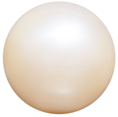 Natural Fine White Freshwater Pearl - Round - Half-Drilled - China - AAA Grade