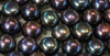 Natural Fine Peacock Freshwater Pearl - Round - Half-Drilled - China - AAA Grade