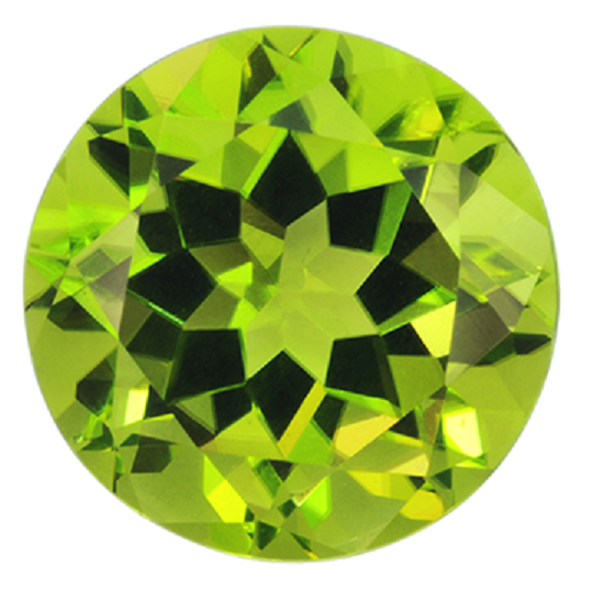 Natural Fine Rich Lime Green Peridot - Round - Pakistan - Top Grade - NW Gems & Diamonds
