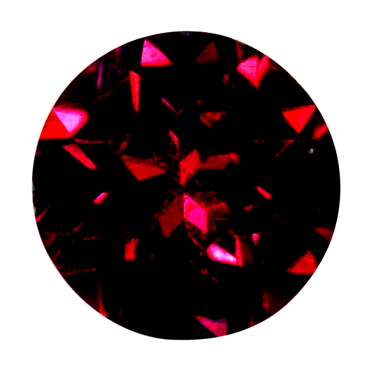 Natural Fine Deep Plum Rhodolite Garnet - Round - AAA Grade