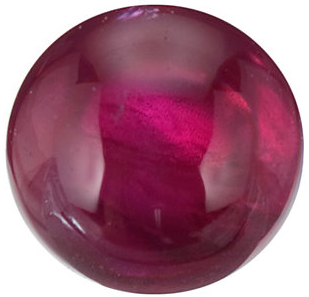 Natural Fine Rich Red Ruby - Round Cabochon - Africa - Top Grade - NW Gems & Diamonds